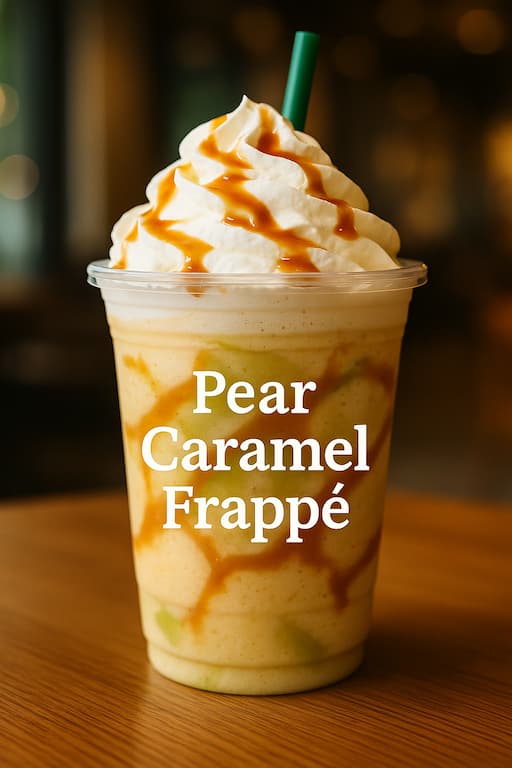 2025年9月10日発売】スタバ新作「洋なし 生キャラメル フラペチーノ