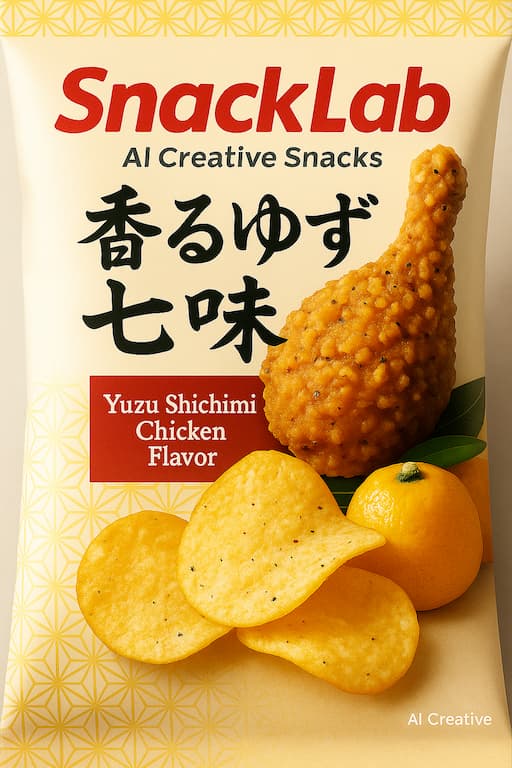 カルビー×KFCコラボ『ポテトチップス オリジナルチキン味』『香るゆず七味チキン味』パッケージ画像。期間限定で発売されるチキン風味ポテトチップス。