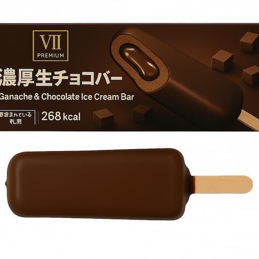 AI generated image of “7-Eleven Premium Rich Nama Chocolate Bar” (illustration only)