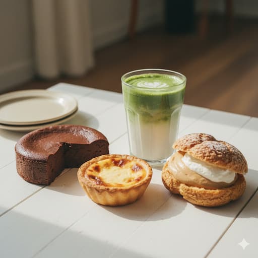 ローソン新作スイーツ4種のまとめイメージ