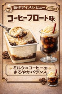 【2026年3月9日発売】爽 コーヒーフロート｜レトロ喫茶風のコーヒー×バニラアイスを解説